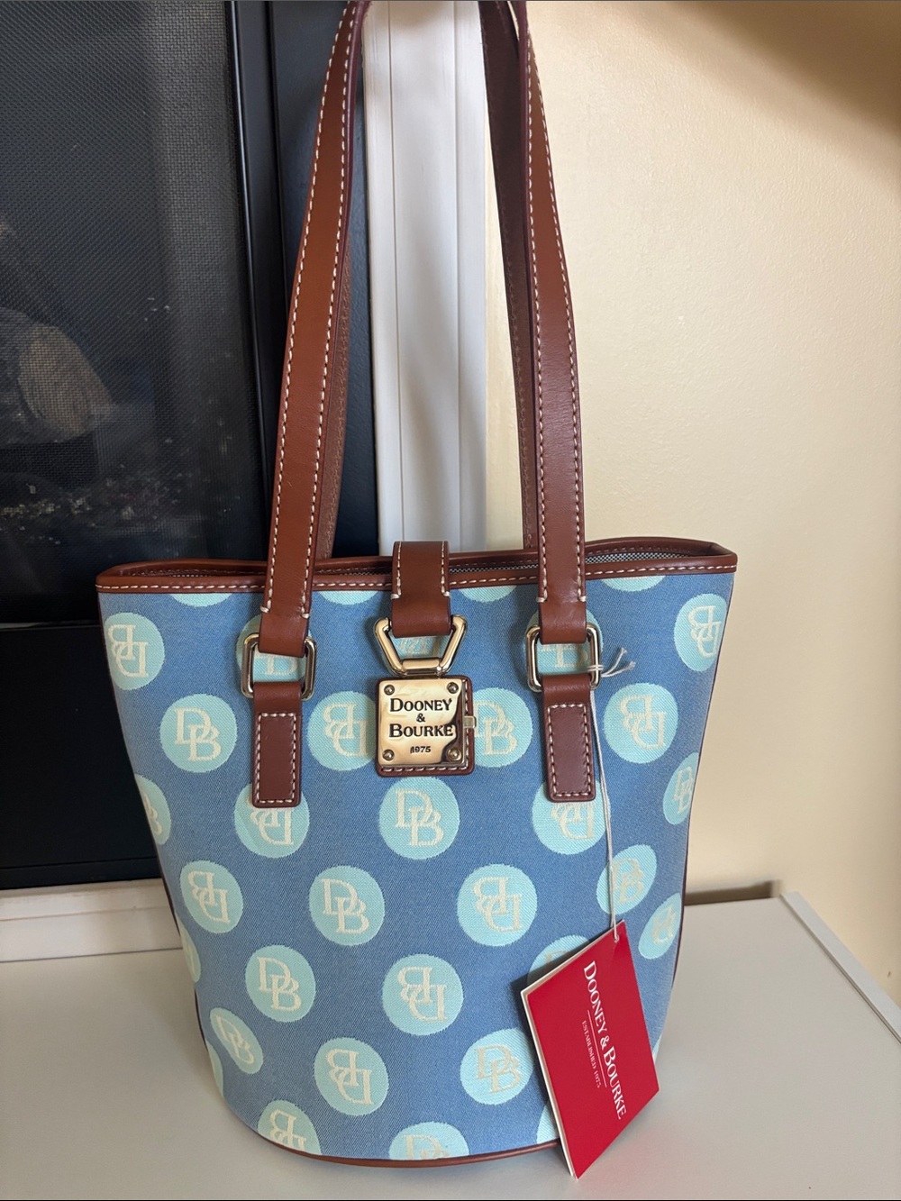 Dooney & Bourke Bubble Print Bucket Bag
